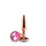 Rear Assets Tapered Plug Small Pink - metalni analni plug, 7.8 cm
