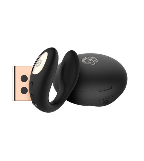 Rosy Gold Couple Vibrator – masažer za parove + daljinski upravljač