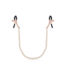 Rosy Gold Pearls Nipple Clamps - štipaljke za bradavice