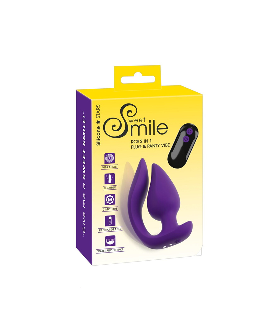 Sweet Smile RC Plug & Panty Vibe – vibrator za gaćice + dalj. upravljač