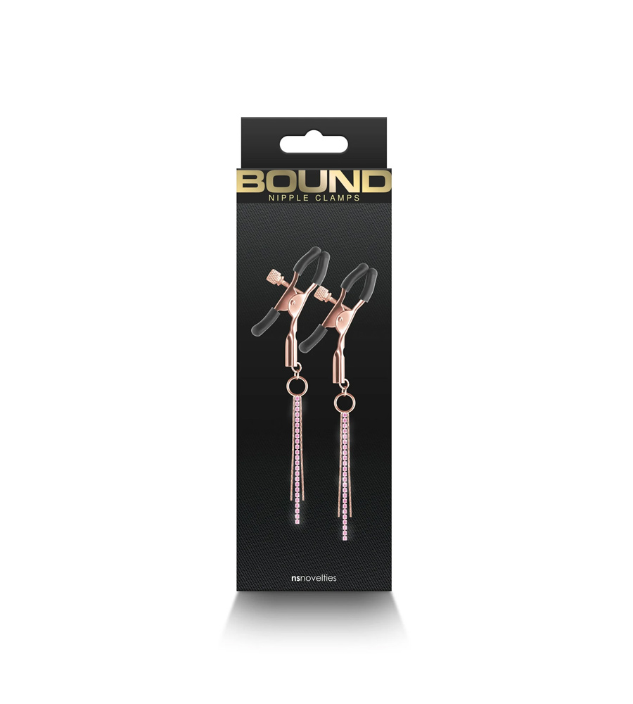 Bound Nipple Clamps D3 Rose Gold – štipaljke za bradavice - image 2