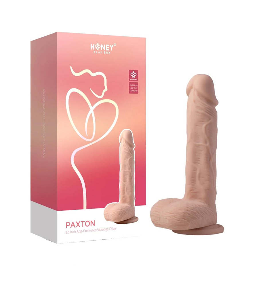 HoneyPlayBox Paxton Rotating Vibrating Dildo – vibrirajući dildo+ APP upravljanje