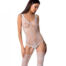 Passion BS074 White – mrežasti kombinezon