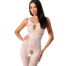 Passion BS078 White – mrežasti kombinezon