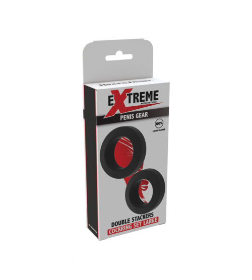 Hidden Desire Extreme Double Stackers Set L - 2 penis prstena