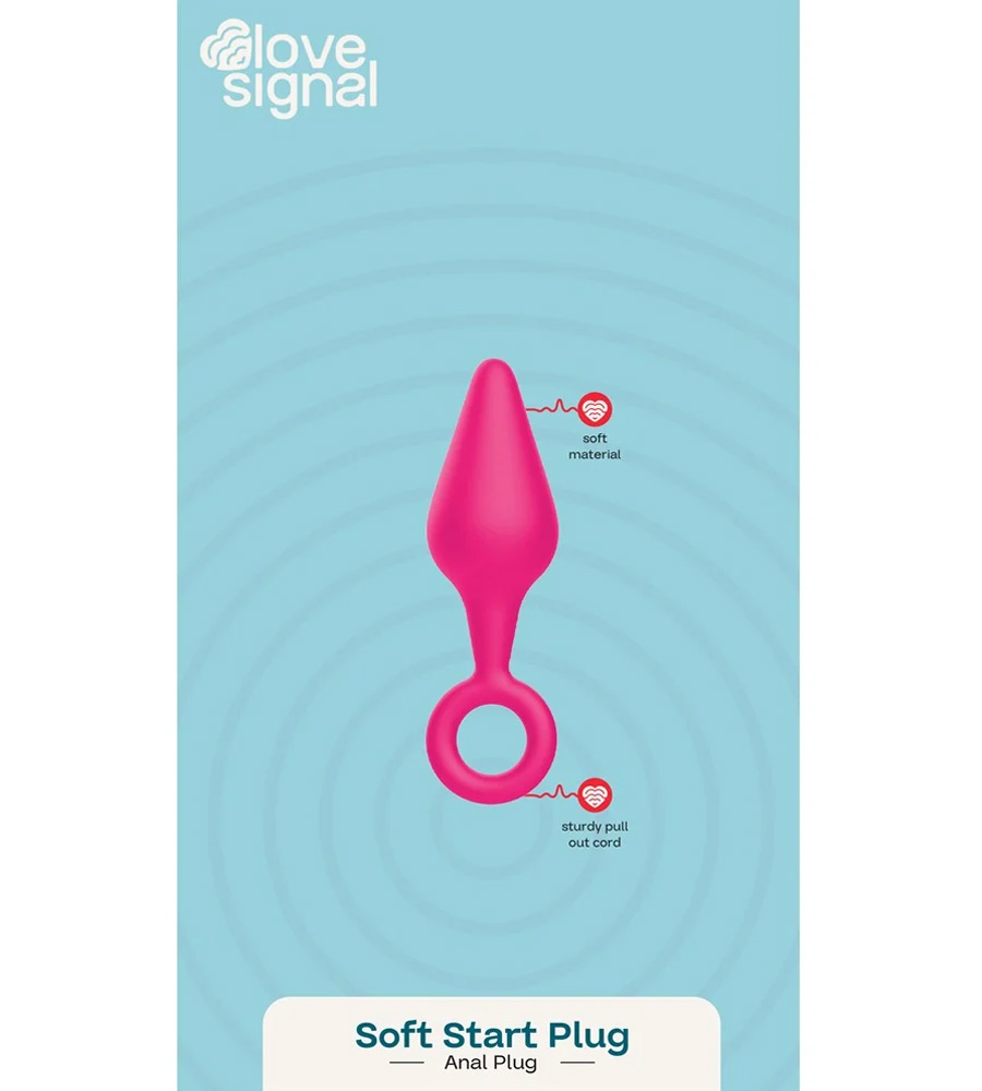 Love Signal Soft Start Plug – silikonski analni plug - image 5