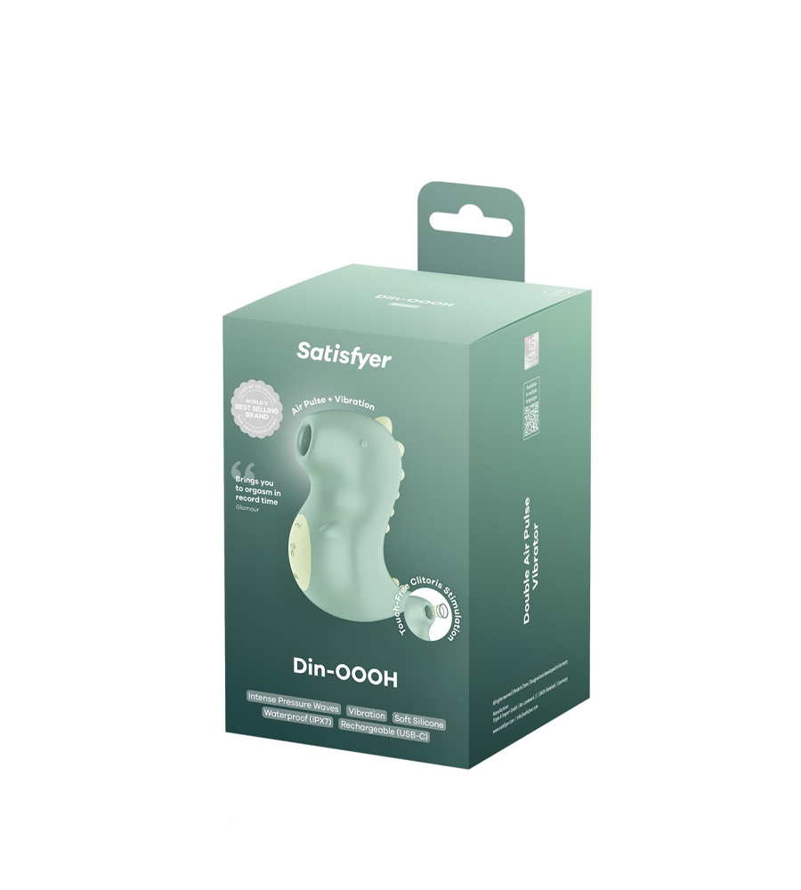 Satisfyer Din-OOOH Green – vibrirajući zračni masažer klitorisa