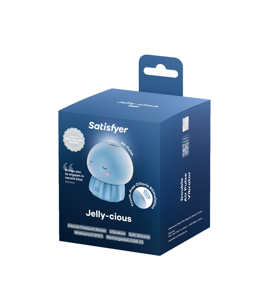 Satisfyer Jelly-cious Baby Blue – vibrirajući zračni masažer klitorisa