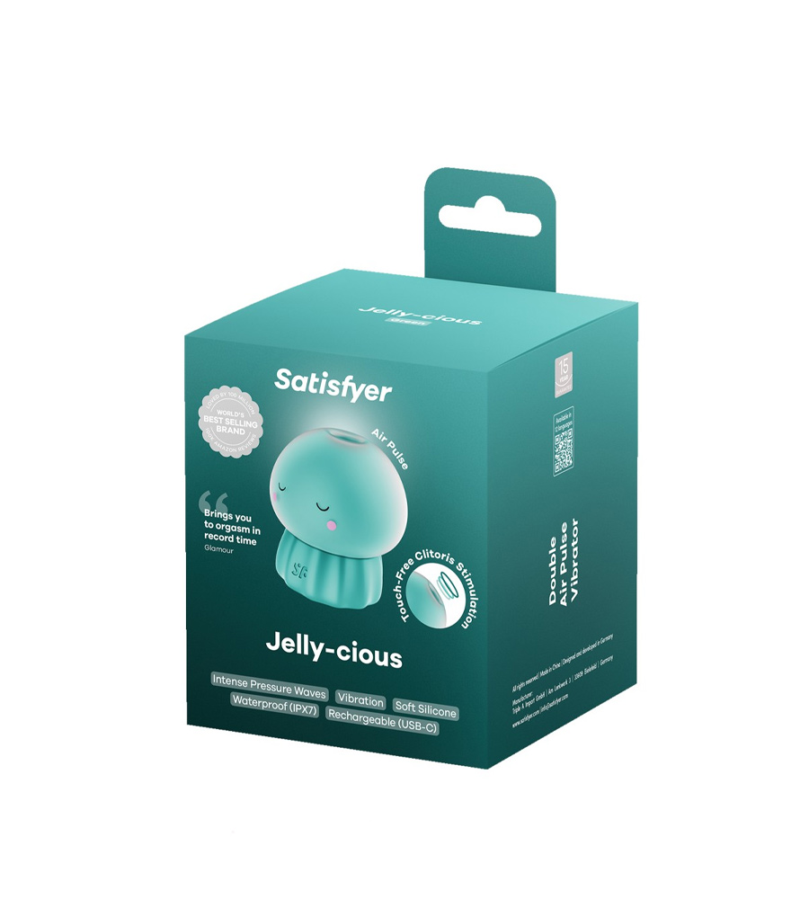 Satisfyer Jelly-cious Green – vibrirajući zračni masažer klitorisa