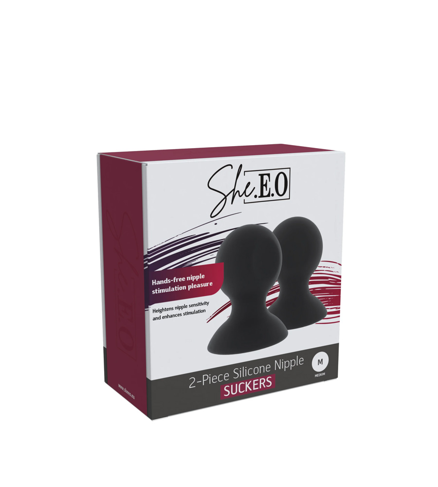 She.E.O Silicone Nipple Suckers M – pumpice za bradavice