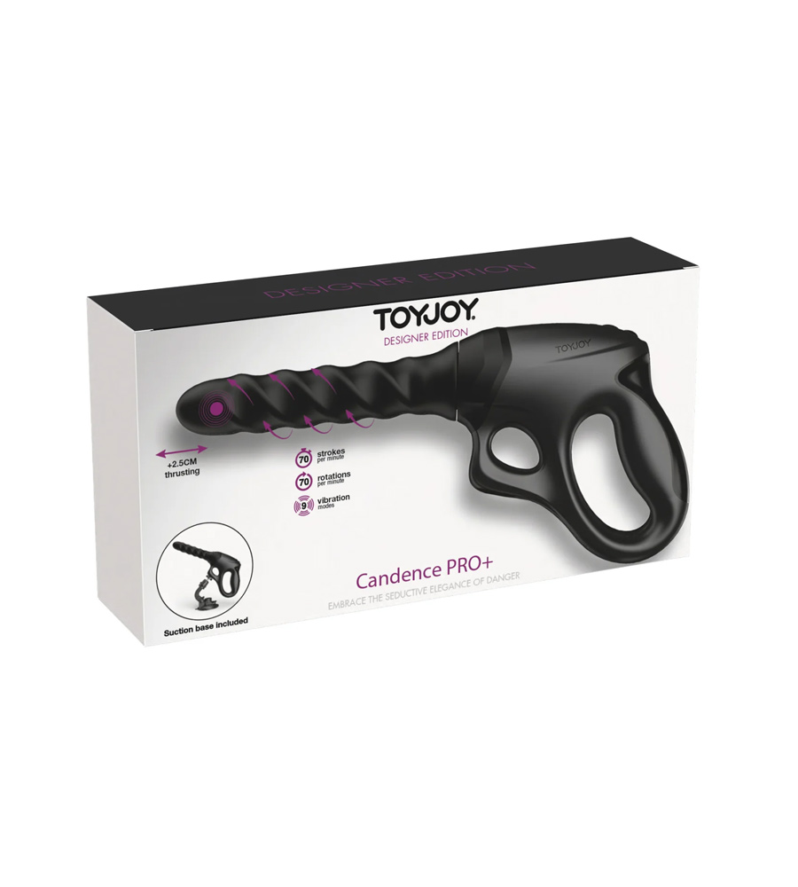 ToyJoy Cadence PRO+ – pomični i rotirajući vibrator + postolje
