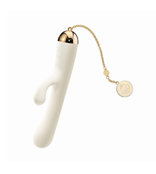 Zalo Ichigo Rabbit Vibrator Vanilla White je luksuzni rabbit vibrator bijele boje