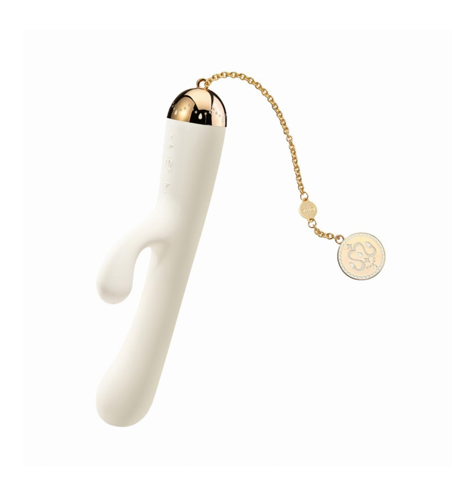 Zalo Ichigo Rabbit Vibrator Vanilla White je luksuzni rabbit vibrator bijele boje