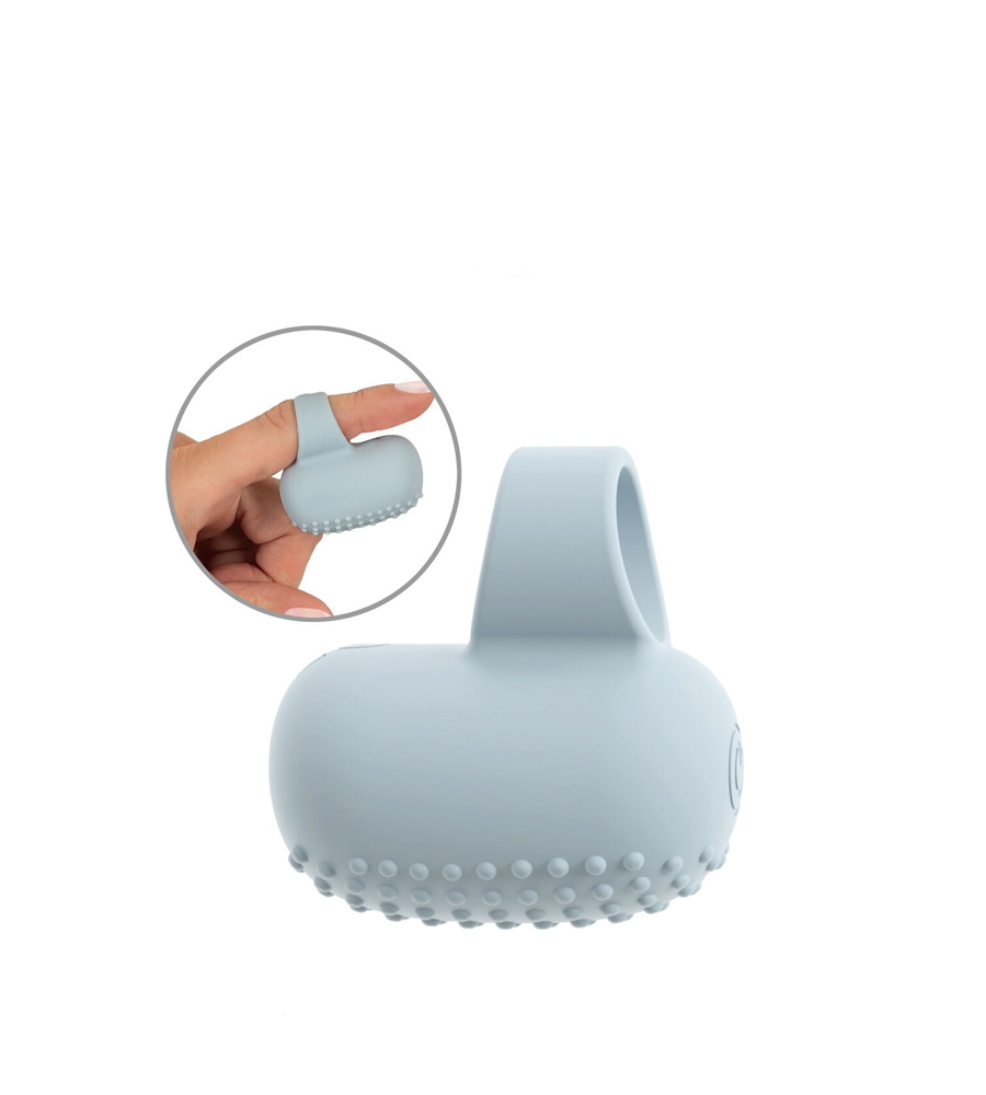 Kompaktni beau coeur KIREMO Finger Vibrator mali je masažer izrađen od baršunasto mekog silikona.