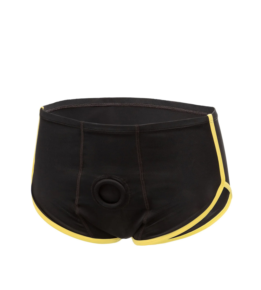 Boundless Black & Yellow Brief – strap-on bokserice