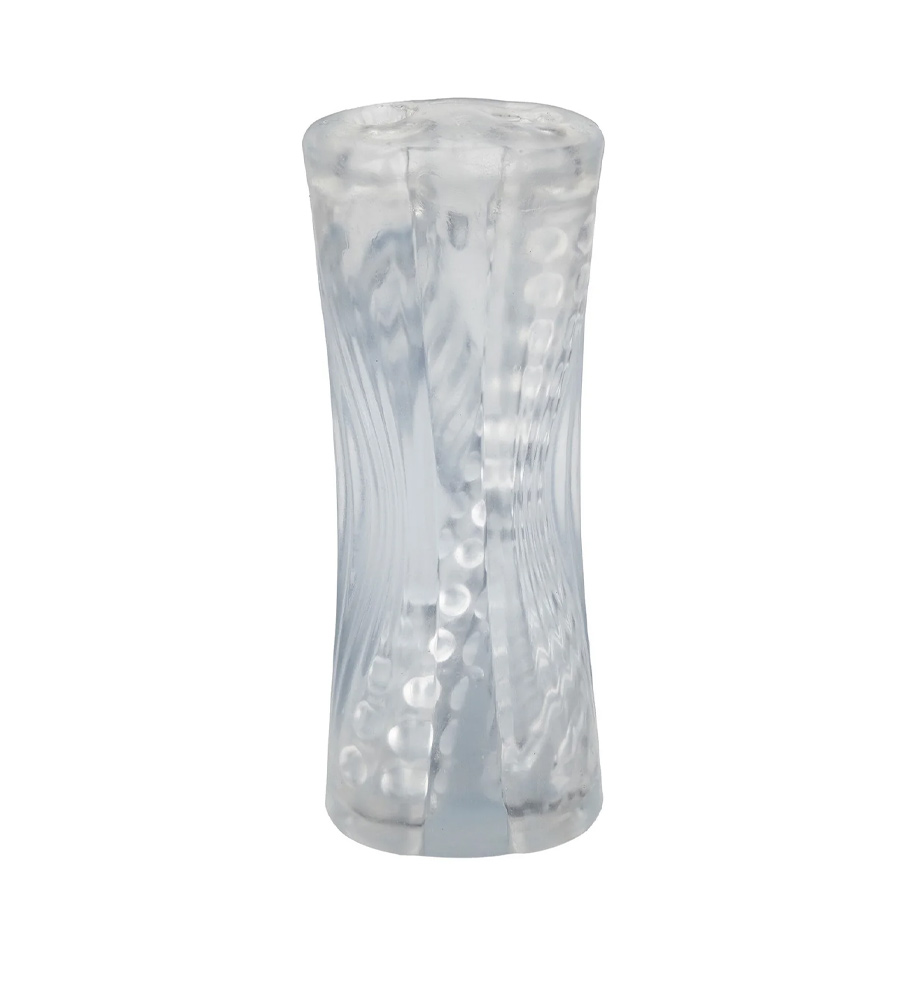 Calexotics Dual Ribbed Stroker XL – masturbator s 2 otvora, 24.25 cm