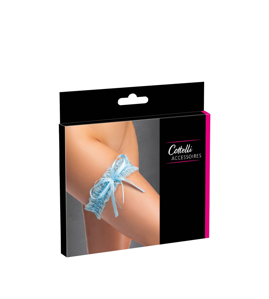 Cottelli Collection Garter Blue - podvezica