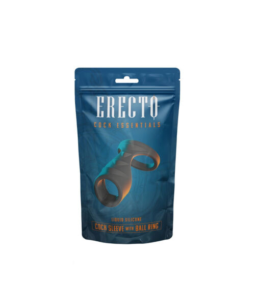 Erecto Cock Ring & Ball Ring - silikonski prsten za penis i testise