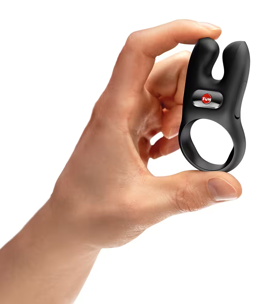 Fun Factory Nos Classic Black – vibrirajući penis prsten