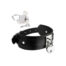 Kinky Diva Heart Lock Collar Black – BDSM ovratnik