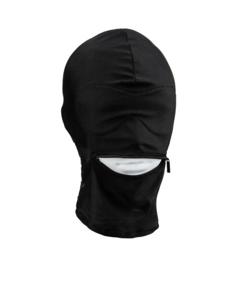 Nocturnal Fetish Hood je maska koja prekriva cijelu glavu i omogućuje intenzivno senzorno iskustvo tijekom igre.