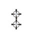 Taboom Divine Cross Clamps Black su elegantne štipaljke za bradavice u obliku stezaljki. Na sredini imaju ukrasni cirkon.