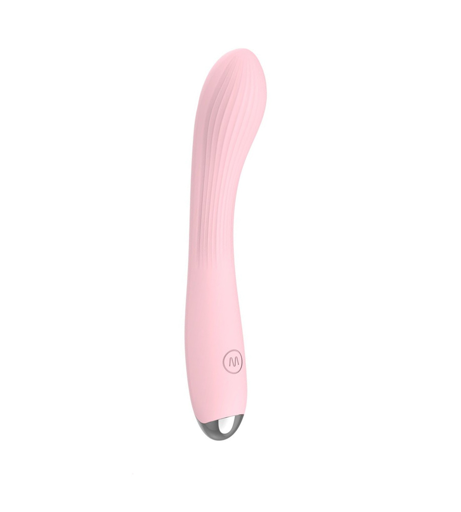 beau coeur KIREYA Pink - silikonski vibrator, 20.3 cm