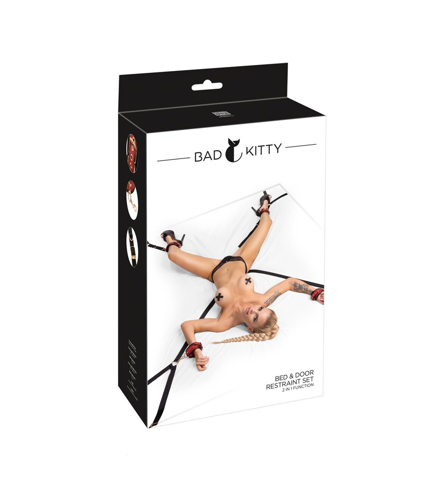 Bad Kitty Bed & Door Restraint Set – set za vezanje oko kreveta ili vrata