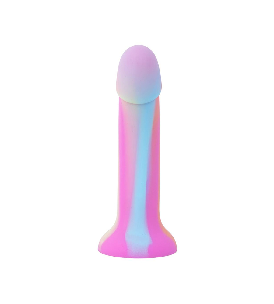 EasyToys Candy Swirl Dildo – dildo koji svijetli u mraku, 19 cm - Slika 6