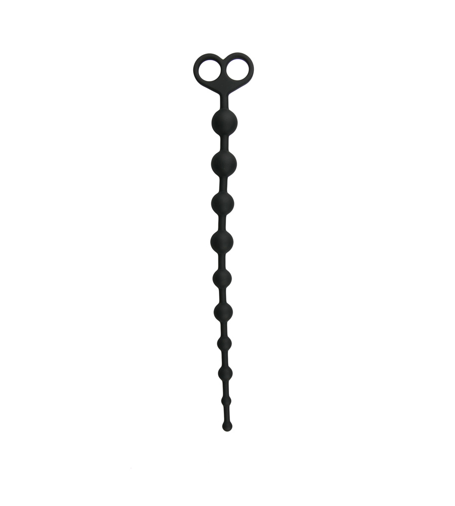 Easytoys Long Anal Beads Black su silikonske analne kuglice. Ove analne kuglice izrađene su od 100% silikona sigurnog za tijelo, što jamči maksimalnu udobnost i higijenu tijekom korištenja.
