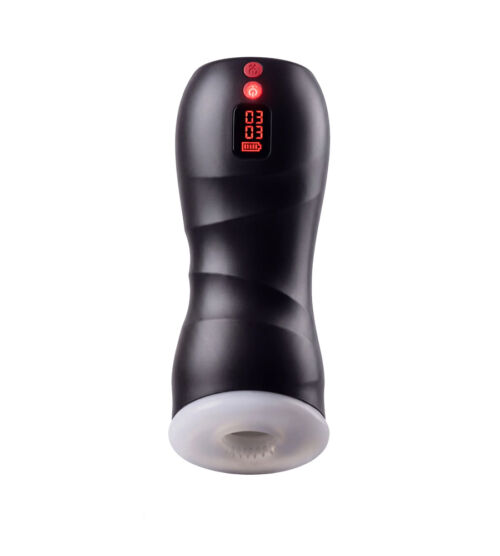 Fusion X Vibrating Twin Turbo – vibrirajući masturbator, 21 cm