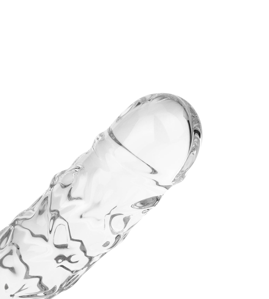 Gildo Glass Dildo No. 36 – realistični stakleni dildo, 19 cm - Slika 4