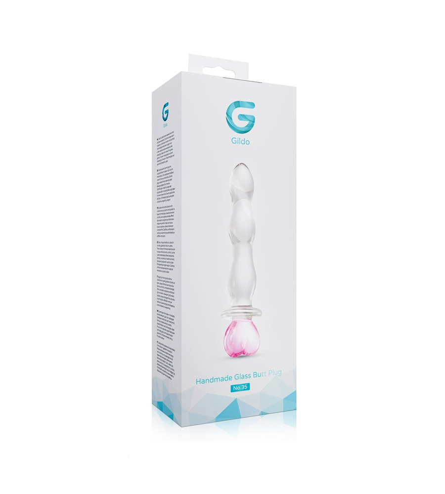 Gildo Glass Dildo No.37 – stakleni dildo, 18.8 cm