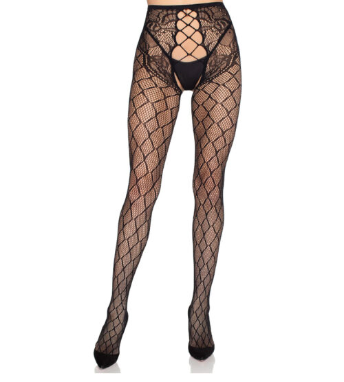 Leg Avenue 1966 Net Tights – mrežaste ouvert hulahopke