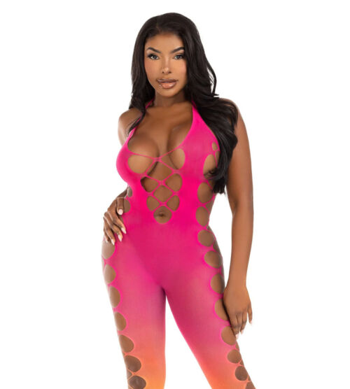 Leg Avenue Ombre Bodystocking – mrežasti triko