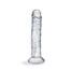 Naturally Yours Glamor Sparkling Clear – dildo sa šljokicama,17.8 cm