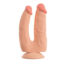 Nature Skin Bendable Double Penetrator - dvostruki dildo, TPR