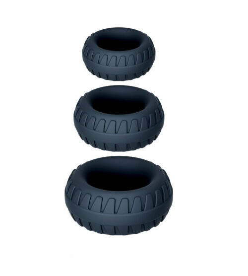Performance Plus Traction Ring Set – 3 silikonska penis prstena