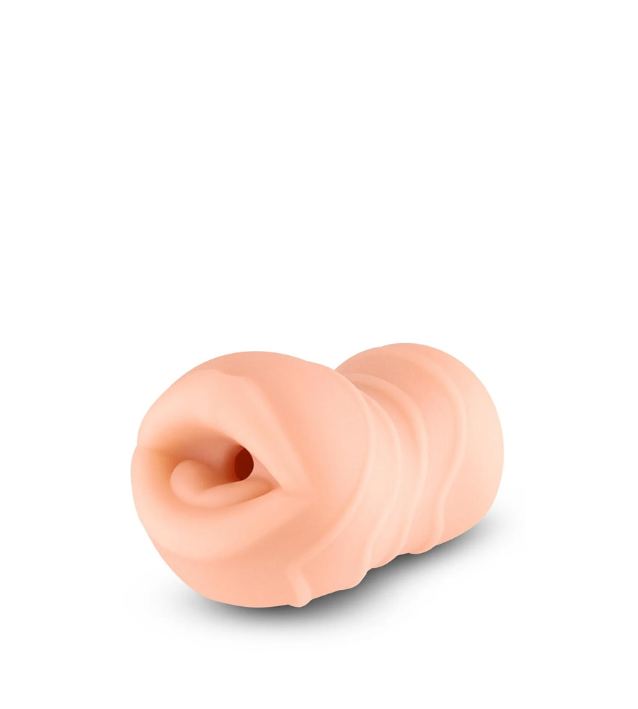 Pocket Pals Mouth Stroker Tan - realistični masturbator, 9.7 cm
