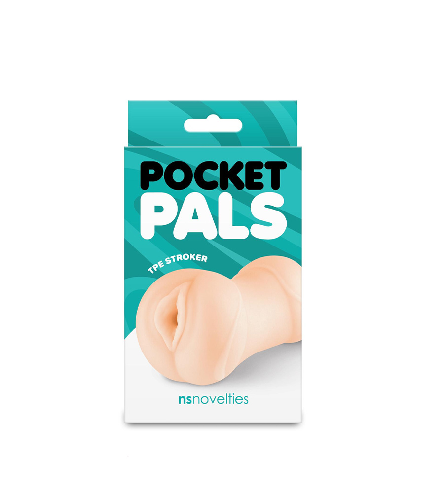 Pocket Pals Vagina Stroker Beige - realistični masturbator, 9.7 cm