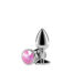 Rear Assets Silver Small Pink Gem kvalitetan je analni plug srebrne kromirane boje s ružičastim kristalom na bazi.