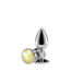 Rear Assets Silver Small Yellow Gem kvalitetan je analni plug srebrne kromirane boje s žutim kristalom na bazi.