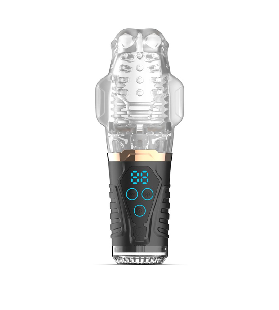 Teazers Powerful Suction Masturbator - vibrirajući i sisajući masturbator
