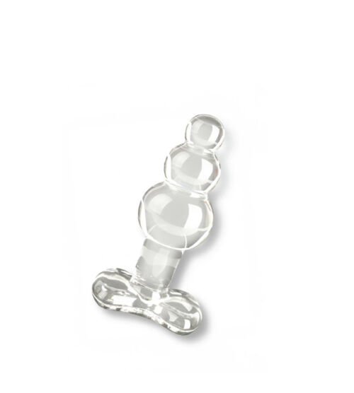 Glass Worxx Crystal Anal Jewel - stakleni analni plug, 11 cm