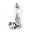 Glass Worxx Crystal Cock - stakleni dildo s testisima, 17.5 cm
