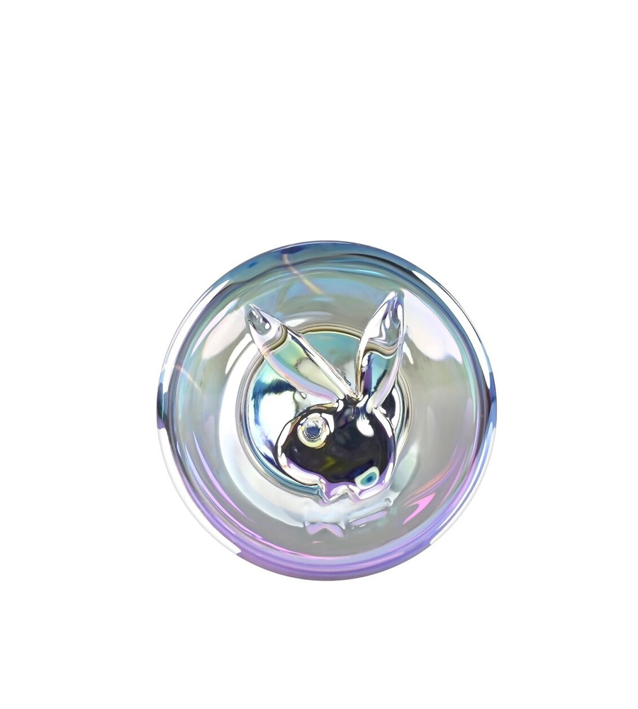 Playboy Jewels Plug - stakleni analni plug, 7 cm