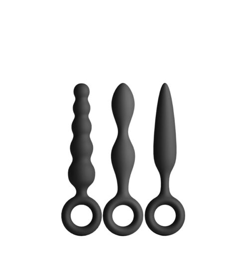 Renegade Trio Kit Black je set od tri analna pluga dizajniran za udobnost, istraživanje i postupno napredovanje.