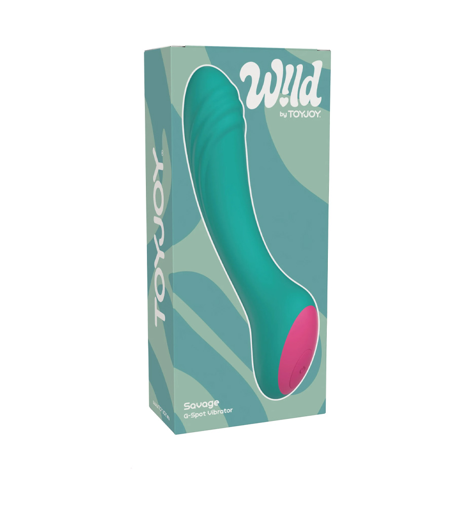 W!ld Savage G-Spot – silikonski vibrator, 20 cm