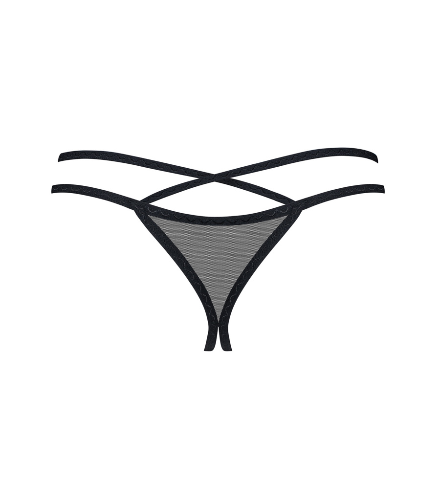 Obsessive Vila Blanes Crotchless Thong – gaćice s intimnim otvorom