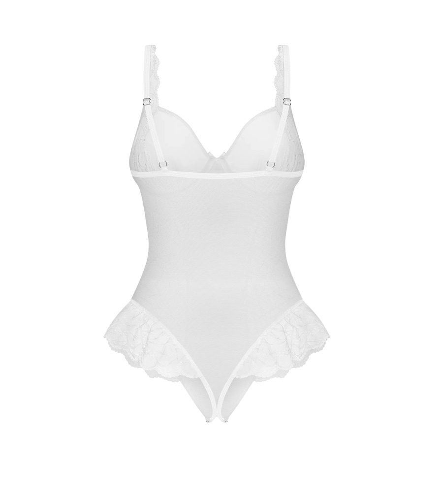 Obsessive Weddya Crotchless Teddy – ouvert body
